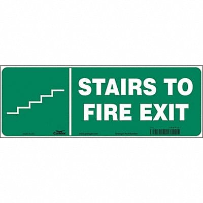Safety Sign 5 in x 14 in Vinyl