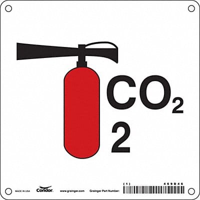 Safety Sign Fire and Emergency 6 x 6