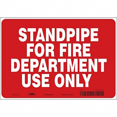 Safety Sign 7 in x 10 in Vinyl