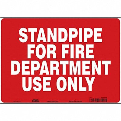 Safety Sign 10 in x 14 in Vinyl