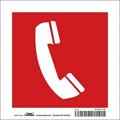 Safety Sign 8 in x 8 in Vinyl