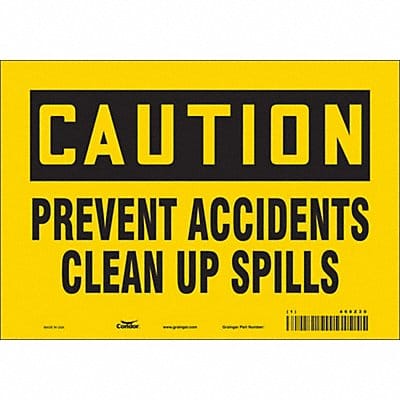 Safety Sign 7 in x 10 in Vinyl