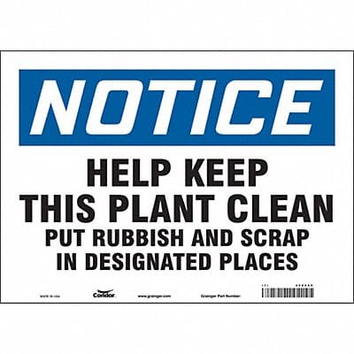 Safety Sign 10 in x 14 in Vinyl Safety Sign 10 in x 14 in Vinyl