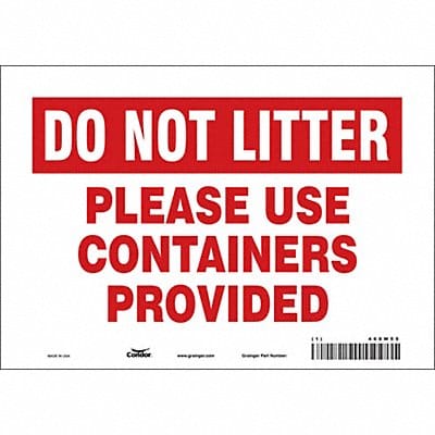 Safety Sign 7 in x 10 in Vinyl