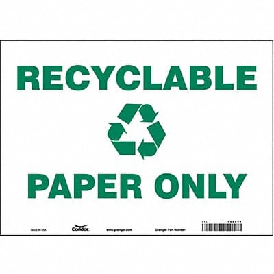 Safety Sign 10 in x 14 in Vinyl