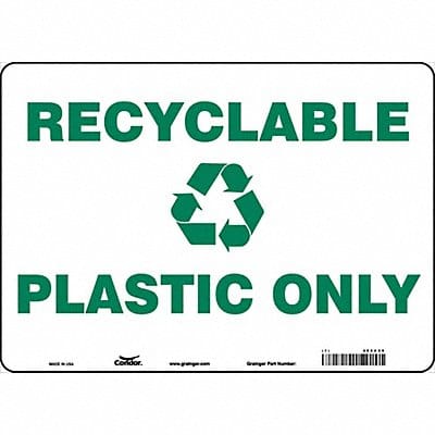 K0979 Safety Sign 10 in x 14 in Polyethylene