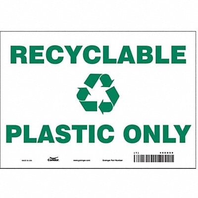 K0979 Safety Sign 7 in x 10 in Vinyl