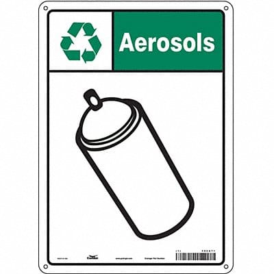 Safety Sign 14 in x 10 in Polyethylene