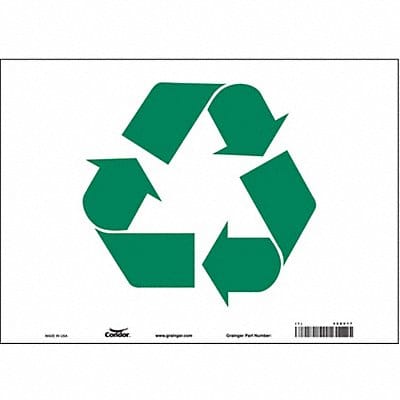 Safety Sign 10 in x 14 in Vinyl