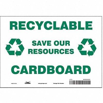 Safety Sign 7 in x 10 in Vinyl