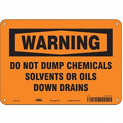 Safety Sign 7 in x 10 in Aluminum