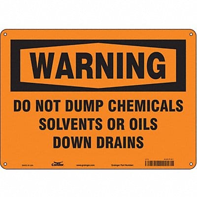 Safety Sign 10 inx14 in Aluminum