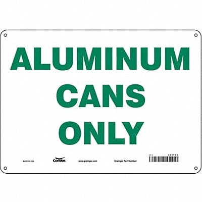 K0970 Safety Sign 10 in x 14 in Polyethylene