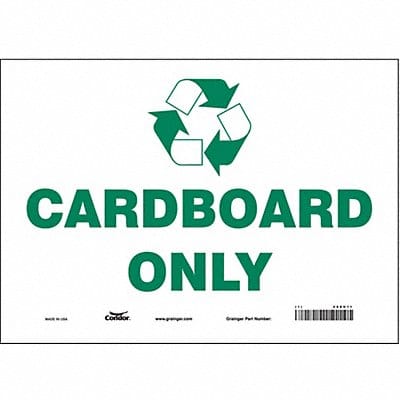 K0972 Safety Sign 10 in x 14 in Vinyl