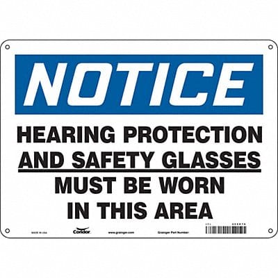 Safety Sign 10 inx14 in Polyethylene Safety Sign 10 inx14 in Polyethylene