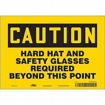 K0456 Safety Sign 7 inx10 in Vinyl