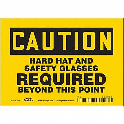 Safety Sign 5 in x 7 in Vinyl Safety Sign 5 in x 7 in Vinyl