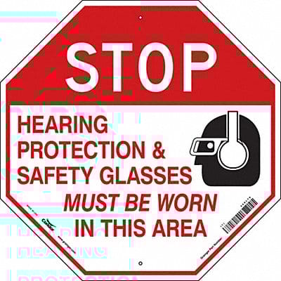 Safety Sign 24 in x 24 in Aluminum