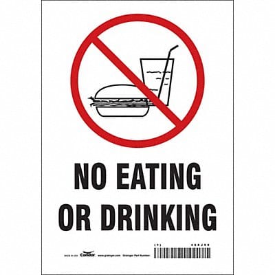 Safety Sign 10 in x 7 in Vinyl