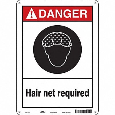 Safety Sign 14 in x 10 in Aluminum
