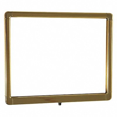 Sign Frame 14 H 11 W Brass