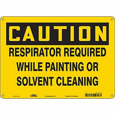 Safety Sign 10 inx14 in Vinyl
