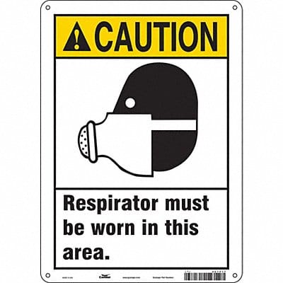 Safety Sign 14 in x 10 in Aluminum