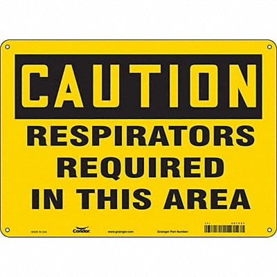 K0492 Safety Sign 10 in x 14 in Polyethylene