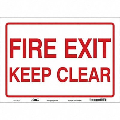J9268 Safety Sign 10 in x 14 in Vinyl