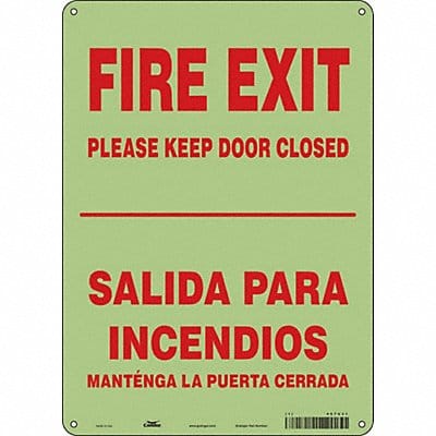 Safety Sign 14 in x 10 in Polyethylene