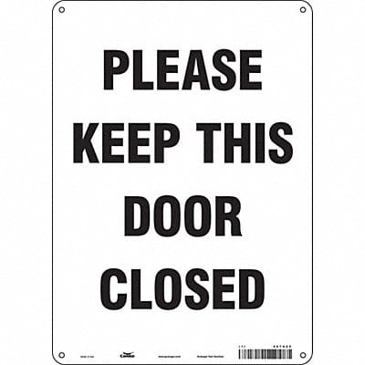 J9275 Safety Sign 14 in x 10 in Aluminum