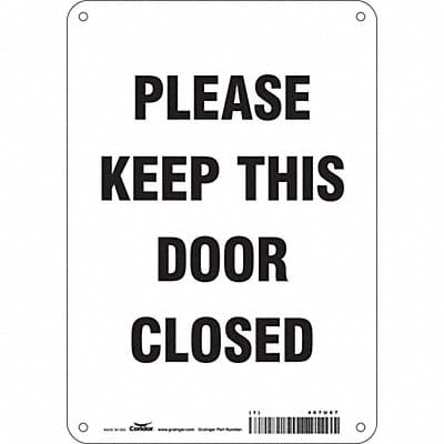 J9275 Safety Sign 10 in x 7 in Polyethylene