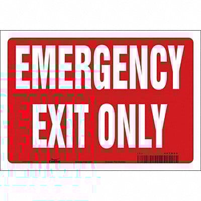 Safety Sign 7 in x 10 in Vinyl