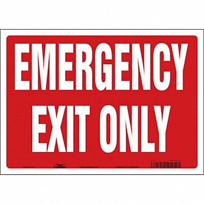 Safety Sign 10 in x 14 in Vinyl
