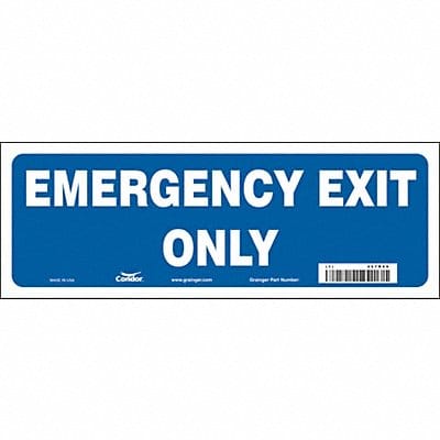 Safety Sign 5 in x 14 in Vinyl