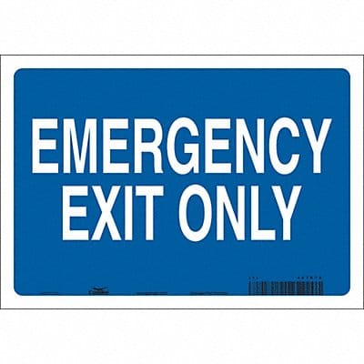 Safety Sign 7 in x 10 in Vinyl