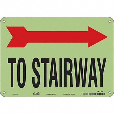 Safety Sign 7 in x 10 in Polyethylene