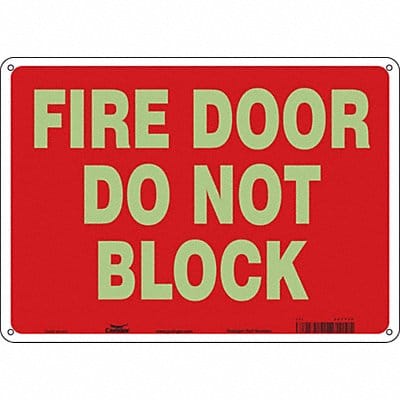 J7045 Safety Sign 10 in x 14 in Polyethylene