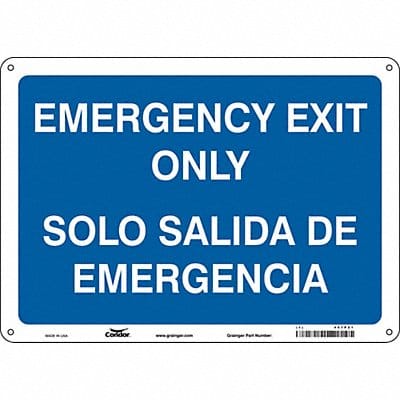 J9233 Safety Sign 10 in x 14 in Polyethylene