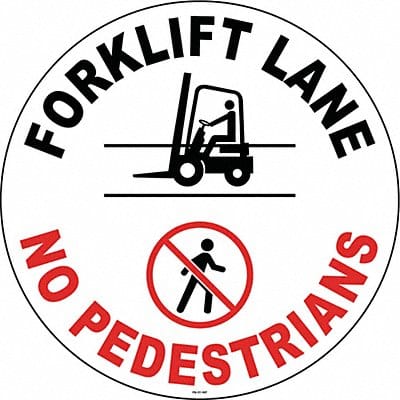 Anti-Slip Floor Sign 17 in x 17 in Vinyl