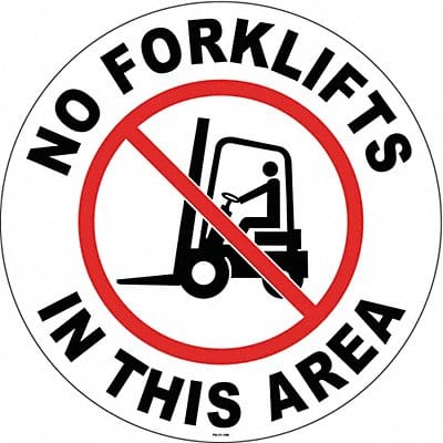 Anti-Slip Floor Sign 17 in x 17 in Vinyl