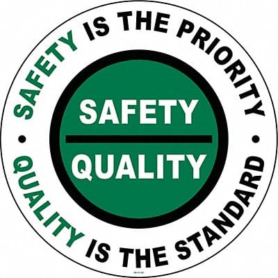 Anti-Slip Floor Sign 17 in x 17 in Vinyl