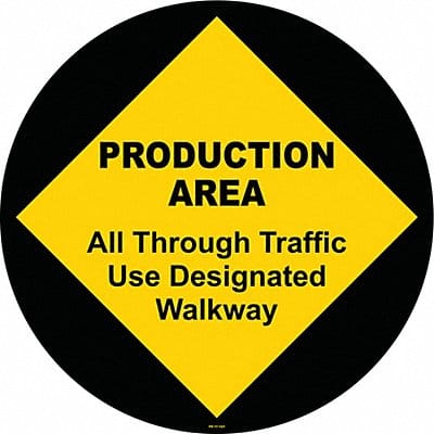 Anti-Slip Floor Sign 17 in x 17 in Vinyl