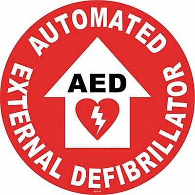 Anti-Slip Floor Sign 17 in x 17 in Vinyl