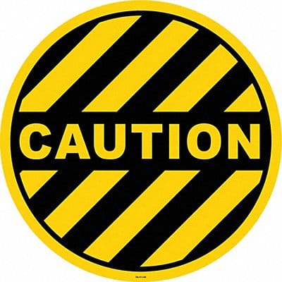 Anti-Slip Floor Sign 17 in x 17 in Vinyl