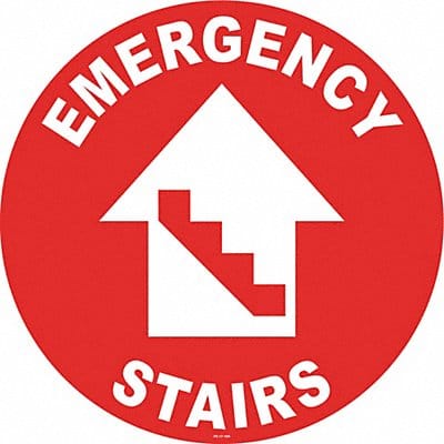Anti-Slip Floor Sign 17 in x 17 in Vinyl