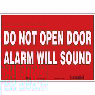 Safety Sign 10 in x 14 in Vinyl