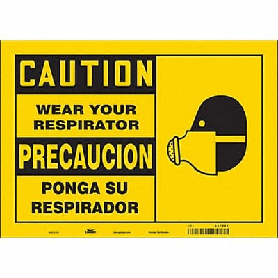 Safety Sign 10 inx14 in Vinyl