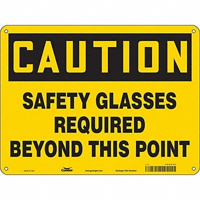 Safety Sign 18 in x 24 in Aluminum