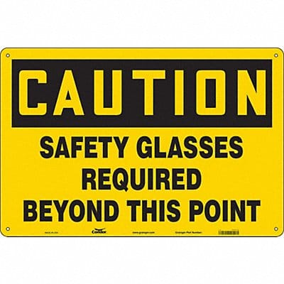 Safety Sign 24 in x 36 in Polyethylene